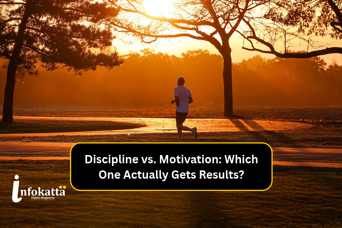 Person staying disciplined with their routine despite low motivation